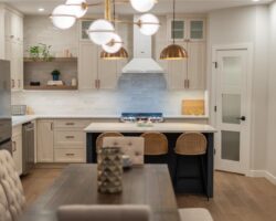 Modern kitchen renovation completed by Levtar Construction in Winnipeg